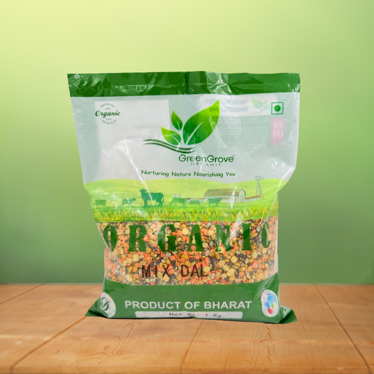 GreenGrove Organic Mix Dal 1 Kg - Premium Blend of Lentils