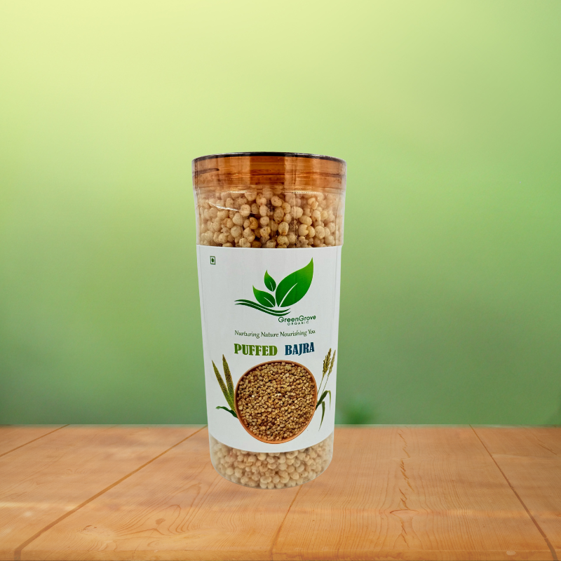GreenGrove Organic Puffed Bajra 100 g
